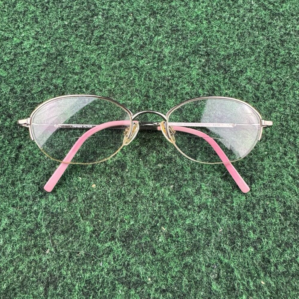 Altair Genesis Eyeglasses 876 2008 135 Gunmetal MOCHA MAUVE 51-18 FRAMES ONLY